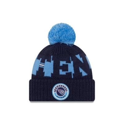 Sapca New Era Tennessee Titans NFL Cold Weather Sport Knit Beanie - Albastri